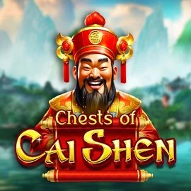 Chests of Cai Shen game by Pragmatic Play – logo hosted on Vipzino Casino