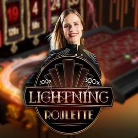 Lightning Roulette game by Evolution – logo hosted on Vipzino Casino
