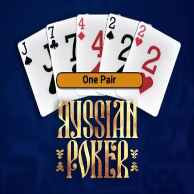 Russian Poker slot visual from OneTouch Games available on vipzinoocasino.nl
